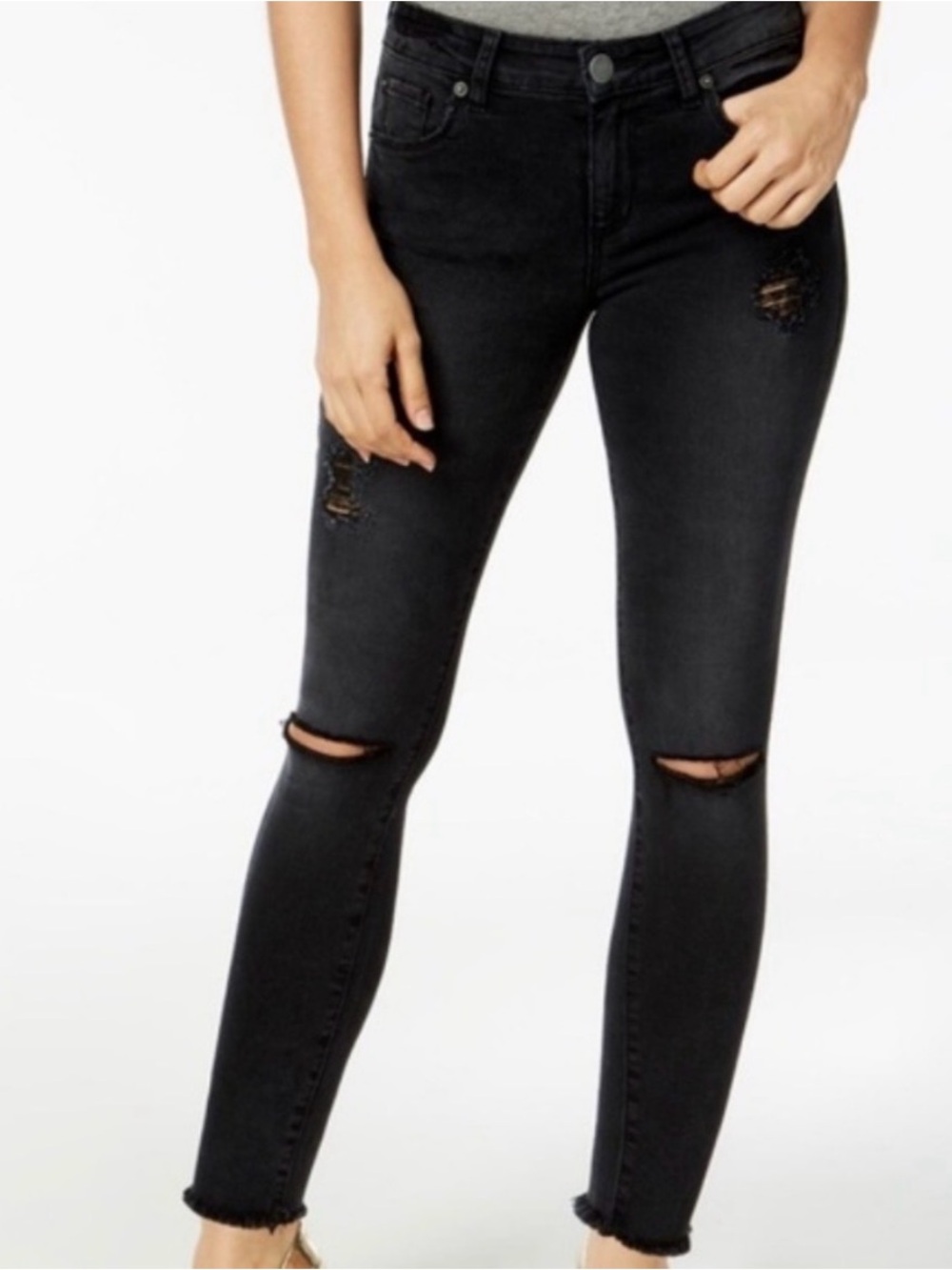 STS Blue Alice Ankle Jeans Distressed Frayed
